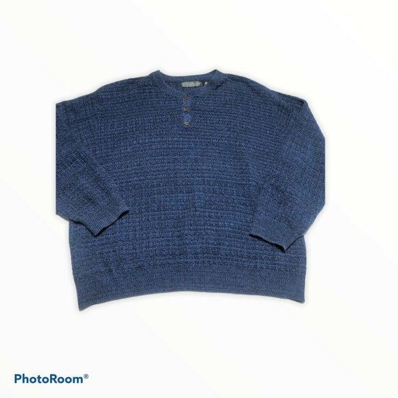 Oscar De La Renta Dad Knit Sweater Grandpa - Picture 2 of 7